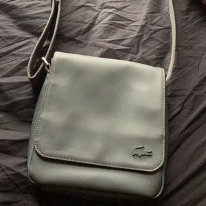 Men’s dark green Lacoste bag